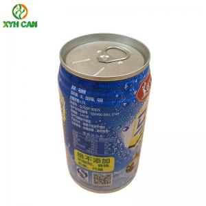 China Cold Beverage Tin Can 240ml BPA Free CMYK Printing Round supplier