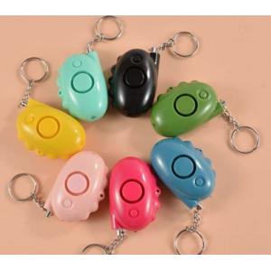38g Keychain Loudest Personal Safety Alarm Led Light For Girls ABS
