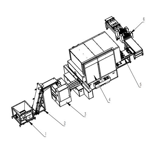 Square Bread Shaping Machine Customized Bakery Production Line Equipment