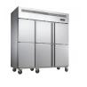 China 4 Doors Commercial Upright Freezer With Stainless Steel For Chicken wholesale