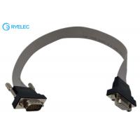 China 15pin Male Female Plastic Connector VGA To VGA HDB15 Flexible Flat Ribbon Cable For Electronic on sale
