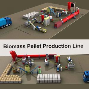 China 1T/H -5T/H Complete Wood Biomass Pellet Production Line Fire Pellet Making Machine supplier