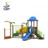 China Outdoor Amusement Plastic Slide Playground Gym Equipment For 10 Kids wholesale