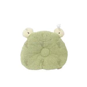 China ODM OEM Custom Animal Infant Head Pillow Newborn Soft Frog 100% Cotton Breathable Baby Pillow supplier