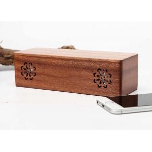 China Sapele Material Wooden Bluetooth Speaker Creative Type for Classic Music Playing supplier