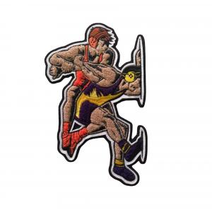 Custom Chenille Embroidery Patch Cartoon Figure Logo Sew On Appliques
