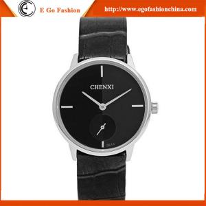 China 061A Mens Watch Fashion Timepieces CHENXI Branding Quartz Analog Watches Leather Watch Men supplier