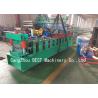 Roof Ridge Cap Cold Roll Forming Machine 350H Steel With PLC Control