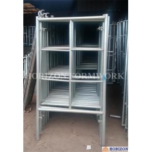 China 2 peldaños horizontales enmarcan el sistema 5' del andamio X 5' tamaño para la construcción supplier
