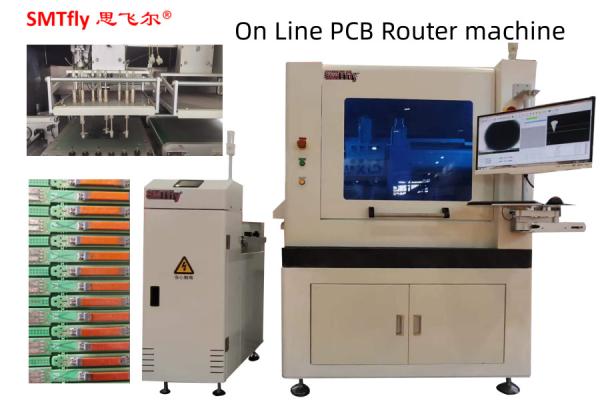В линии плате с печатным монтажом 60000rpm шпинделя CNC толщины машины 0.5mm маршрутизатора PCB