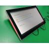 10 Inch Glass Wall Installation Android PoE Tablet Customized Adjustable Red