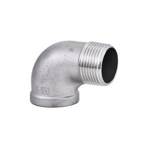 China 304 316L Stainless Steel Pipe Fitting 90 Degree Forging Female And Male Connection Thread Bsp Elbow supplier