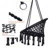 China Max 330Lbs hanging Living Room Office Chair Cotton Rope Hammock Swing Chair wholesale