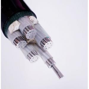 Black Aluminum 5 Core YJLV Underground Electrical Cable IEC60502