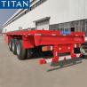 40 ft shipping container tri axle flatbed trailers for sale near me