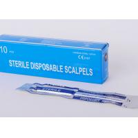China Disposable Medical Consumable Products , Sterile Surgical Scalpel Steel Blade on sale