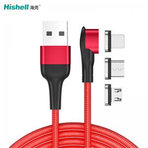 90 Degree USB Magnetic Charging Cable Practical 3A Fast Charging