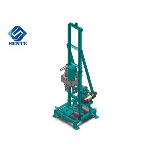 Small water well drilling machine rig in Kenya, 6.5kw rated power.bule colour,