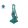 Portable water drilling rig can drill 100m， 2.5kw drilling motor, blue used for