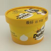 China paper lid Custom Printed Paper Ice Cream Cups Printing Takeaway Containers 8oz 250ml paper cup on sale