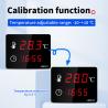 China LX915T-A QMZMRCLT High Accuracy Water Thermometer Digital - Dual External Probes Big Screen for Swimming Pool Sauna Room Indoor wholesale