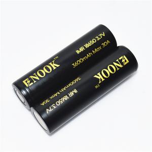 3600mAh Standard Charing Rate 18650 Rechargeable Lithium Battery