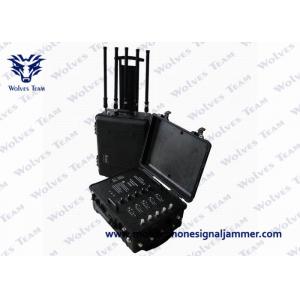 China 500M High Power Signal Jammer Draw Bar Box 6 Channels With Efficient Frequency Division supplier