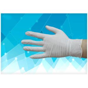 White Color Disposable Sterile Gloves Multi Size Anti Puncture Reduce Hand Fatigue