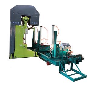 48'' Log Cutting Band Sawmill Vertical band Saw Machine with Auto Feed Log Carriage