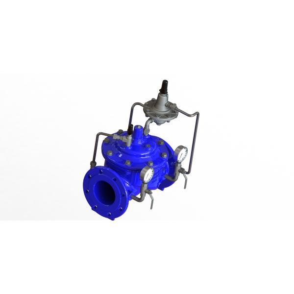 Manual Flow Control Valve with Temperature Range 0-80°F, PN10/PN16/PN25 Pressure Rating, and EN1074-5 Standard