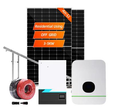 Stable 160A Solar Photovoltaic System , Multipurpose Solar Panel Off Grid System