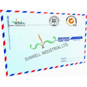 China Offset Paper Custom Printed Business Return Envelopes With Multi Color Edge supplier