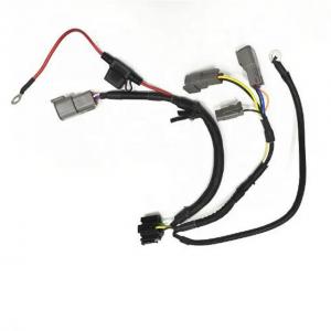 Customized Car Engine/Injector Truck Pvc Material Black Wire Harness With Connector Ul Approved