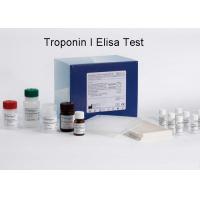 Troponin I Elisa Test Kit  High Accuracy 96wells / kit Quantitative Measurement