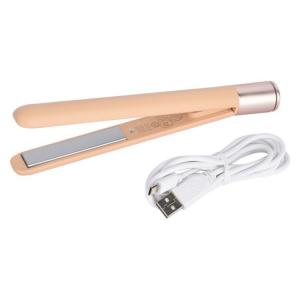 Outdoor Dual Wet Dry Function Hair Straightener With Convenient USB Charge Cable