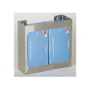 Stainless Steel Exam Glove Dispenser , 10-9/16" Width Wall Glove Dispenser