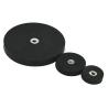 Neodymium Rubber Coated Mounting Magnets ODM For Industrial Use