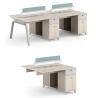 China Modular Office Furniture Set with Partition Workstation and Commercial Bureau de travail wholesale