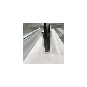 U Channel Frameless Aluminum Glass Fence Glass Deck Railing Gate