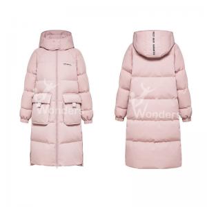 China Women's Down Puffer Parka Jackets With Hood Winter Coat supplier