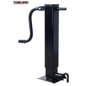 Black Square 12.5inch Travel 10000 Lb Trailer Jack Side Wind