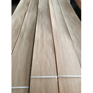 China Modern 0.5mm Red Oak Wood Veneer Sheets Quarter Cut High Durability supplier