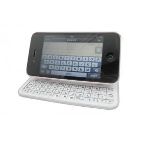China Wireless Sliding / Standing Iphone 4 Bluetooth Keyboards V3.0 Case Soft - Touch Factory supplier