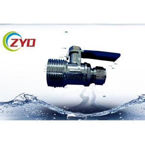 NPT Thread Gas Ball Valve , Small Mini Full Port Brass Ball Valve For Air