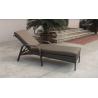 Outdoor Pool side Sun Lounge Daybed Set Poly Rattan Furniture Cushion Cover