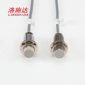 DC 3 Wire Metal Cylindrical M18 Inductive Proximity Sensor For Metal Detection