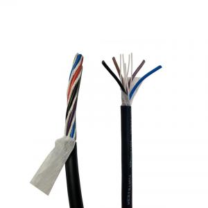 China 24 Awg PUR Cables PUR 4 Core Electrical Cable Heat Resistant PVC Insulation supplier