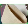 China 100% Virgin 70g 120g Unbleached Brown Kraft Paper Roll For Shopping Bag wholesale