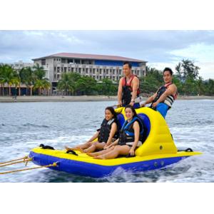 China 6 Riders Summer Inflatable Water Sport Toys , Towable Bandwagon Boat for Kids supplier