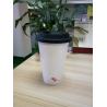 ふたで発砲のマグを飾る Eco の明白で白い友好的なマグ陶磁器の Starbuck